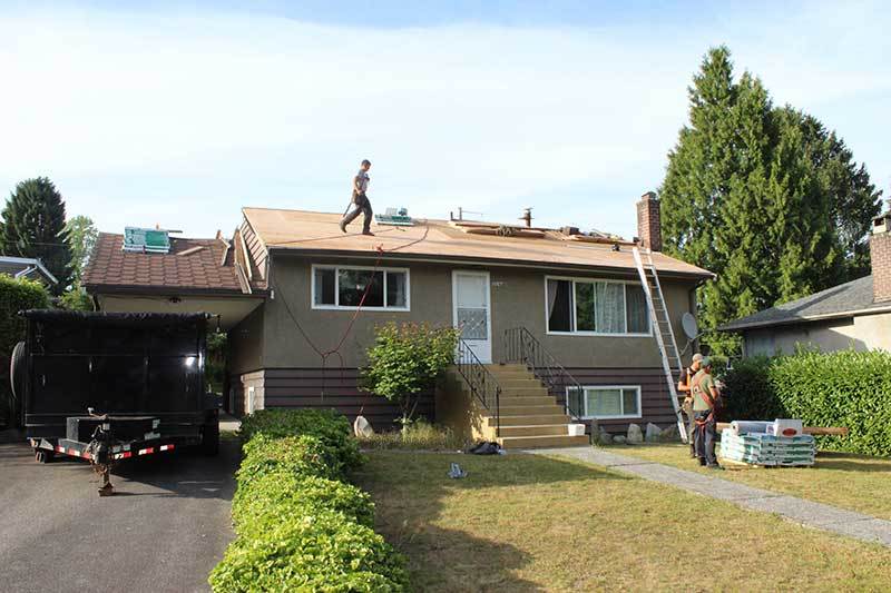 Vancouver bungalow home roofing
