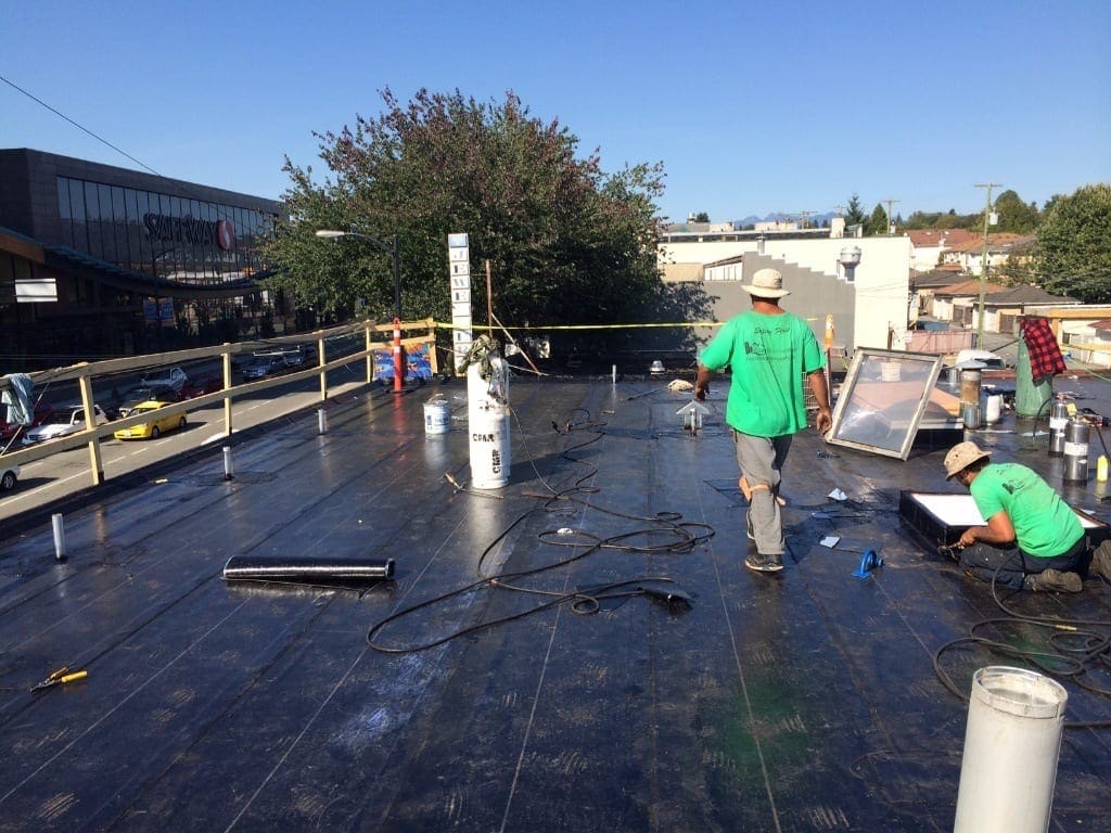 commercial reroofing