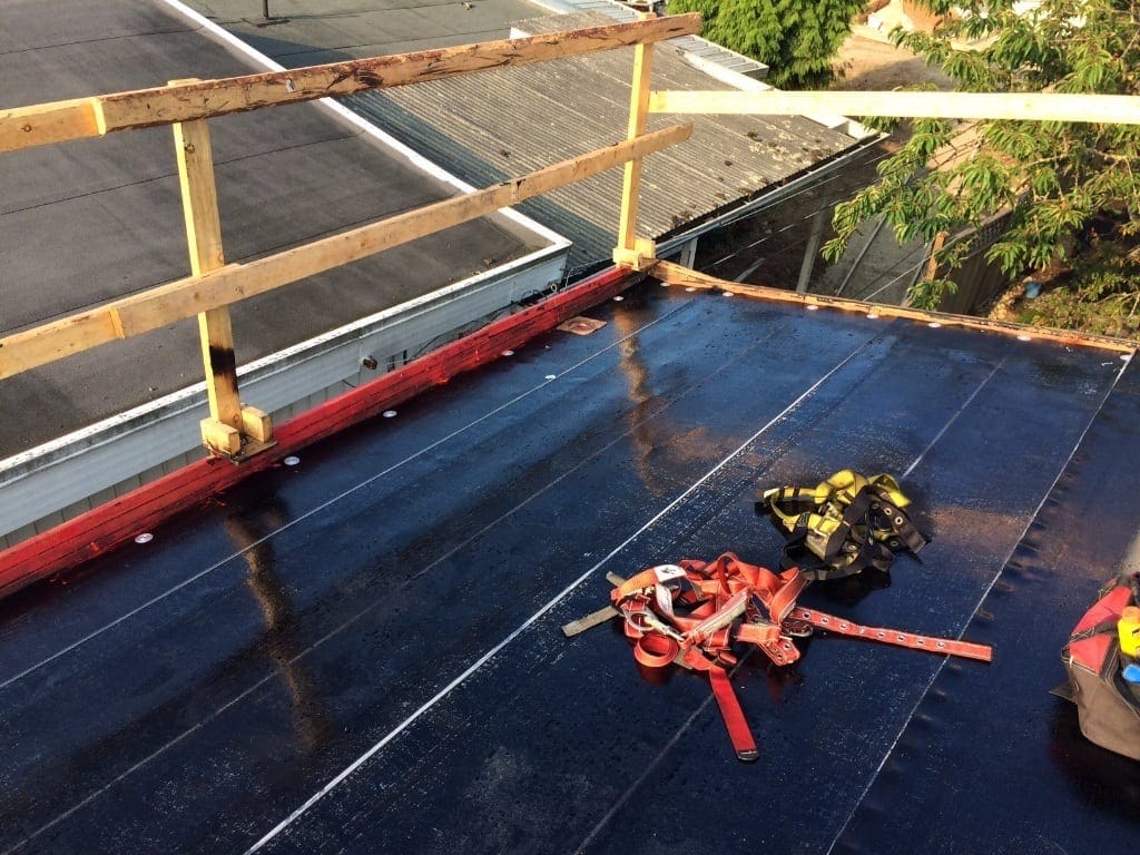 Flat torch on roofers