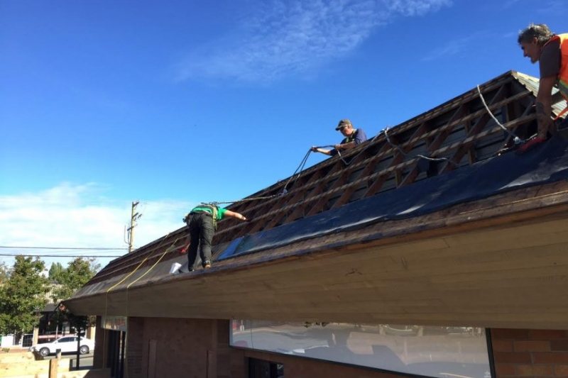Retail metal roof cladding