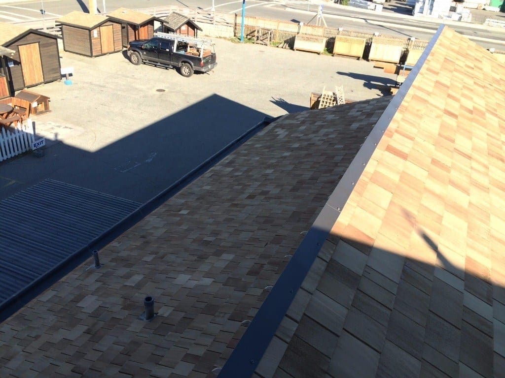 new cedar roof