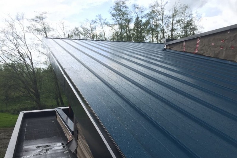 custom flat metal roof Vancouver