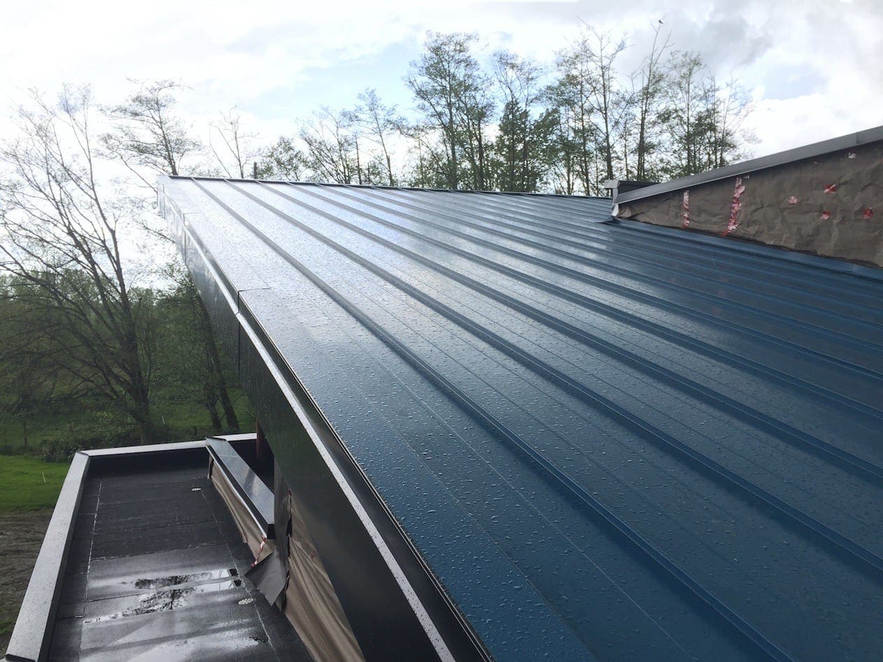 custom flat metal roof Vancouver