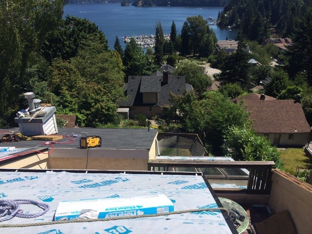 Deep cove roofing project house