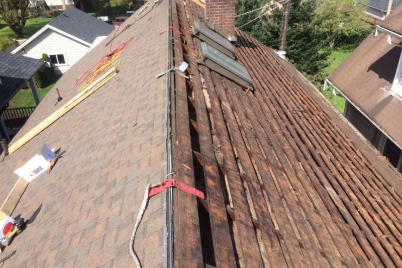 Steep slope roof stripping