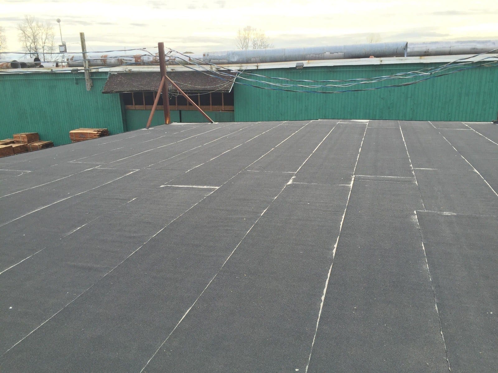 warehouse sbs roof repair reroof