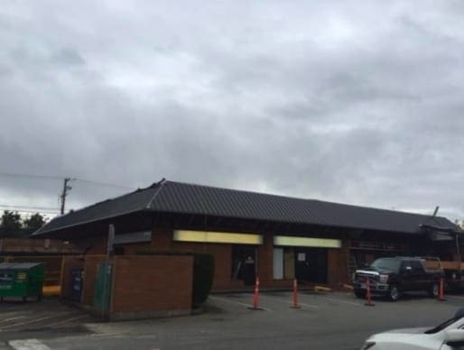 commercial roofing project at 56th avenue in Langley